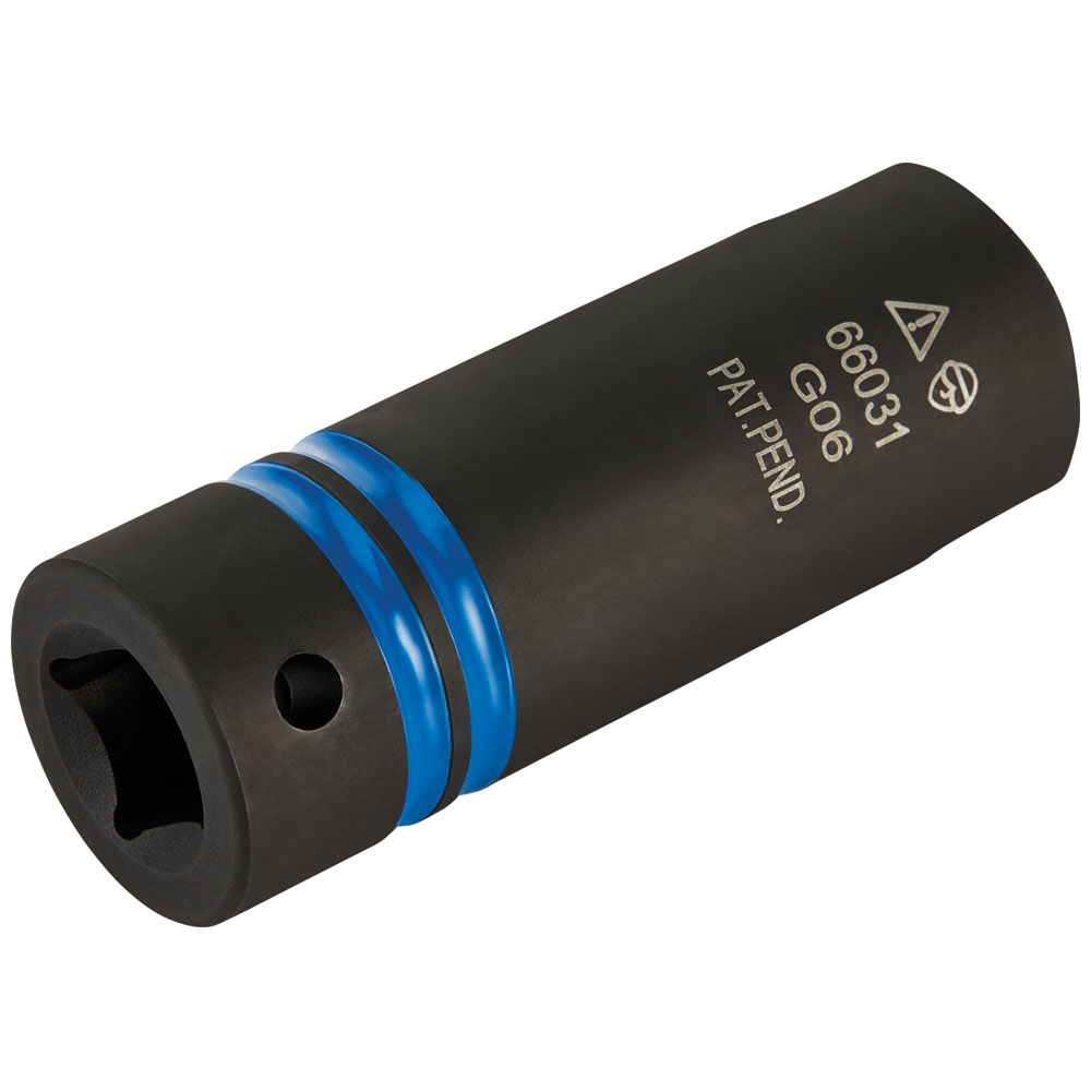 Three-in-One Slotted Impact Socket 12 Point 3/4 & 9/16"