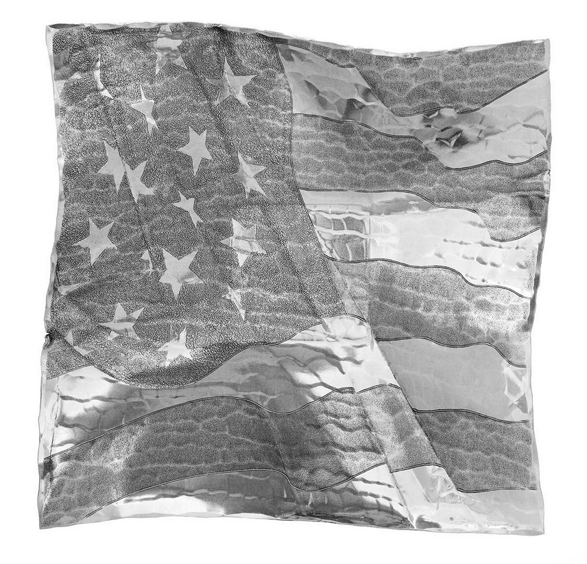 American Flag Wavy Bowl