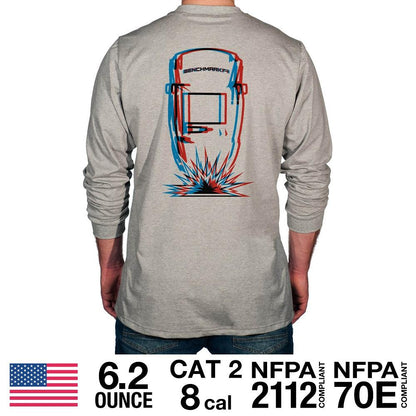 Welder's Mask Flame Resistant Long Sleeve Shirt
