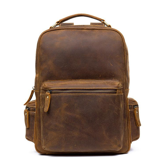 Langley Vintage Leather Backpack